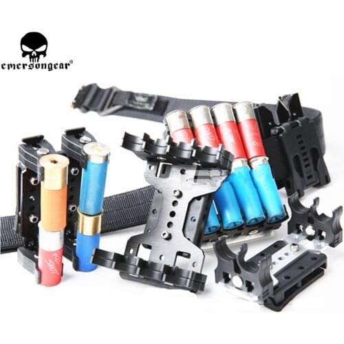 IPSC Shooter Best Shotshell Carrier Holder 8Q Blue Black for IPSC USPSA IDPA Hunting Shooting Fixed Belt Loop Free Shipping