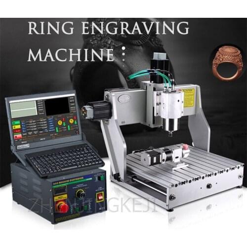 Small Ring CNC Engraving Machine Fully Automatic High Precision Four Axis Three-dimensional Bracelet Jewelry Carving Machine