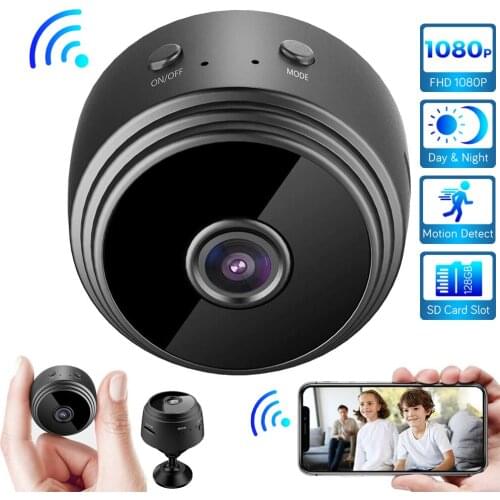 Mini DV Camera Recorders With Magnet HD 1080P Wireless WiFi Camera Motion Detect Night Vision Network Nanny Camera V380 Pro App