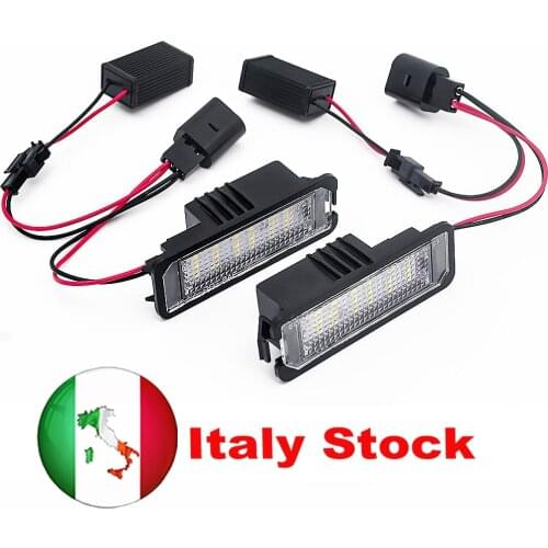 No Error LED License Plate Light for Volkswagen VW Golf GTi MK5 MK6 R32 Rabbit CC EOS Polo Scirocco