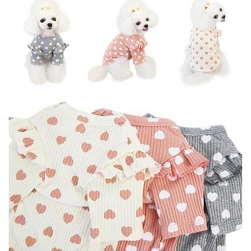 New Style Cool Fashion Pet Shirt Cute Print Elastic Cotton Dog Fashion Undershirt for Autumn Summer Dogs Clothes Supplies