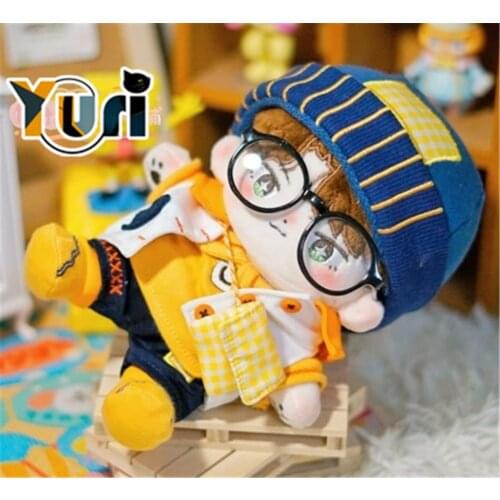 Yuri Original Handmade Cool Set Bag Hat Clothes Suit For 15cm 20cm Doll Toy Cosplay Child Gift C MI