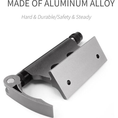 Bike Front Fork Mount Clamp Quick Release Bicycle Block Fixed Clip Luggage Holder For Outdoor Travelling Bicycle Accessories