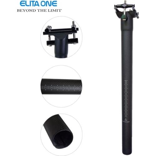 3K Carbon Seatpost MTB Road Bike Seat Post UD Matte Bicycle Saddle Post Super Light Bike Seatpost 27.2/30.8/31.6x300/350/400mm