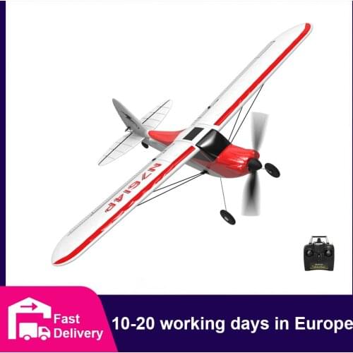 Volantex 761-4 RC Airplane 2.4GHz 4 Channel Sport Cub 500 RC Plane Glider EPP Trainer Warbird Fixed Wing RTF One-Key Aerobatic