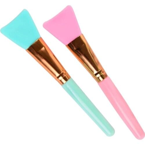 Women Facial Mask Brush Makeup Tools Makeup Blender Foundation Soft Silicone Brushes Skin Care Tools 2 Colors