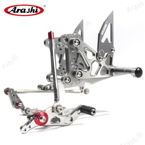 Arashi For MV AGUSTA F3 675 2012-2016 CNC Rider Rearset Adjustable Footrests Foot Pegs 675 EAS ORO Dragster 2012 2013 2014 2015