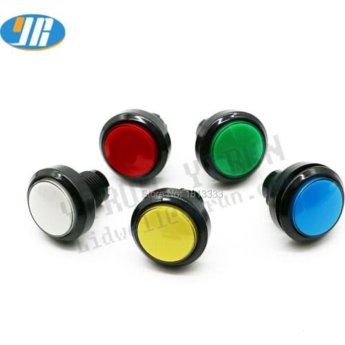 Arcade Push Button 46mm Rund Button 12V illuminated LED Push Button With Micro Switch