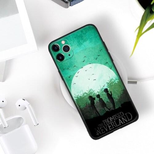 The promised Neverland anime For iPhone se 6 6s 7 8 plus x xr xs 11 12 mini pro max soft silicone phone case cover shell