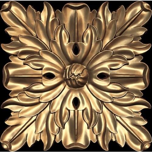 Digital file in STL format 3D model relief for CNC Router carving engraving artcam aspire decor flower-83