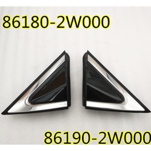 For Hyundai Santa Fe DM 2013-2016 Front mirror side triangle decorative molding component OEM 861802W000/861902W000 LH+RH