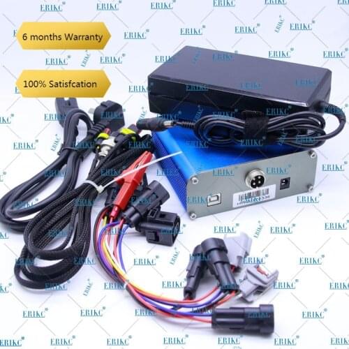 ERIKC Electronic Fuel Injector Tester Plus Nozzle for Electromagnetic Piezoelectric Injection Test Equipment Profession