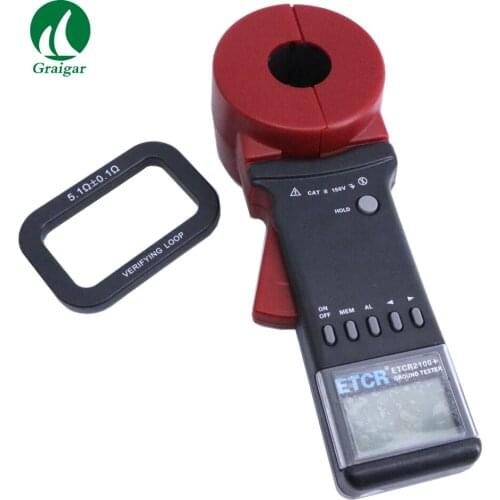ETCR2100+ Clamp-On Digital Ground Resistance Tester