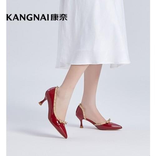 Женские туфли с открытым носом KANGNAI China At AliExpress
