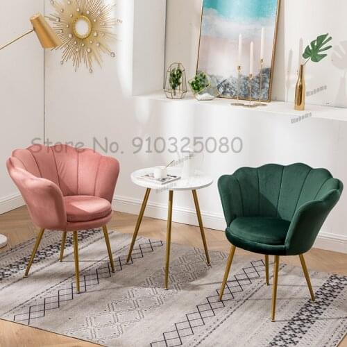 Nordic Living Room Chair Modern Simple Balcony Chair Leisure Sofa Chair Apartment Luxury Makeup Living Room Chairs mr
