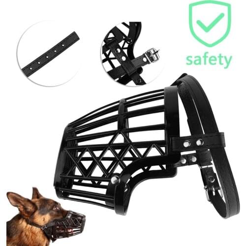 Lightweight Strong Dog Muzzle Basket Anti-Biting Anti-barking Mouth Cover Dog Adjustable Straps Mask Pet Training Supplies