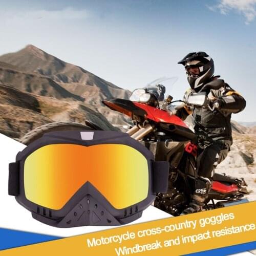 Motorcycle Protective Gears Flexible Cross Helmet Face Mask Motocross Goggles ATV Dirt Bike UTV Eyewear Gear Glasses