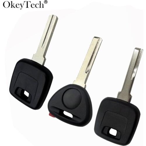 OkeyTech Black No Button With Car Blade Car Key Shell Replace Shell For VOLVO S40 V40 850 960 C70 S70 XC70 XC60 V7 D30 Key Case