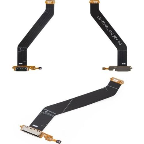 Flat Cable Compatible For Samsung Galaxy Tab2 P5100 (Microphone,USB Charging Connector,With Component)Replacement Parts