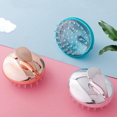 Silicone Massage Comb Spa Slimming Massage Brush Body Shampoo Head Massager Comb Hair Washing Comb Bath Brush Shower Tool