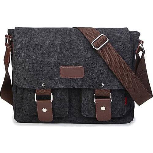 New fashion Canvas Mens shoulder bag men messenger bag male crossbody bag sling leisure canvas bag