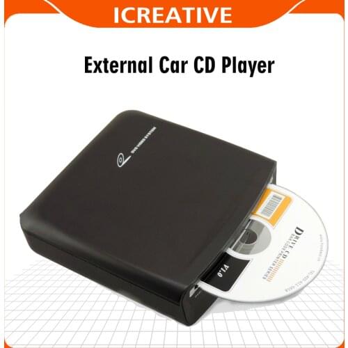 External Car CD MP3 HD Video Player With USB power Signal transfer compatible for PC TV android 2 din car multimedia player