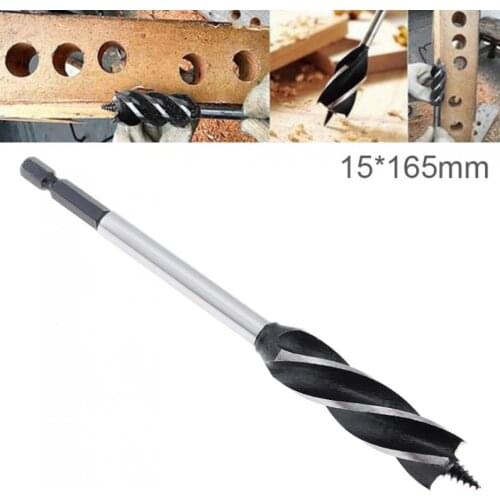 1pcs 15mm Wood Drill Bit Set HSS Point Wood Drill Bit Woodworking Drill Perforator Woodworking Drill Bit