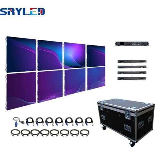 2m x 1m Led Wall Outdoor P3.91mm Led Display 8pcs Outdoor 500x500mm Die Casting Aluminum Panel With All Accessories LED Screen