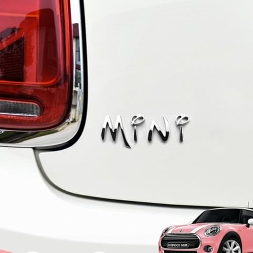 3D Plastic Car Sticker Modified Label For MINI COOPER F54 F55 F56 F60 R55 R56 R60 R61 Styling Decoration Accessories Exterior
