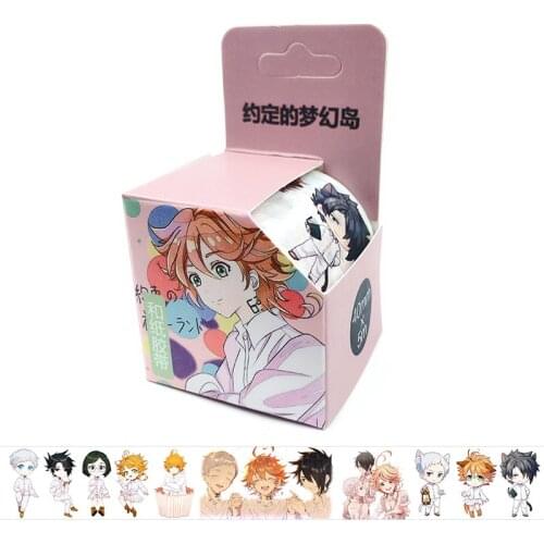 4cm*5m The Promised Neverland Anime Washi Tape Adhesive Tape DIY Book Sticker Label Masking Tape