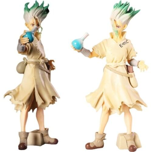 Anime Figure Ishigami Senkuu Action Figure Dr.STONE Senkuu Ishigami Figurine Collectible Model Doll Toys Christmas Gifts 20cm