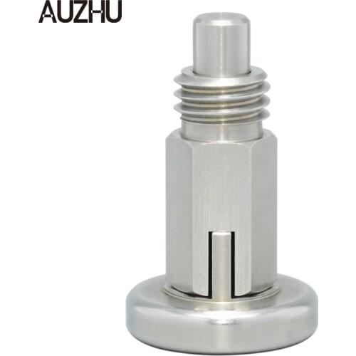 AUZHU PTG -Stainless Steel Indexing Plunger,Spring Plunger,Rest Position Knob Screw,Bolt With Spring Lock Pin Dia M6/8/10/12mm
