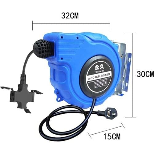 Auto Scaling Autostretch Electric drum reel winder Hose reel Cable recovery unit PU Clip auto reel 2.5kw 4.5kw
