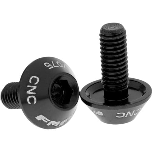 4 Pieces Aluminum Alloy Bicycle Cycle Water Bottle Cage Bolt M5 x 12mm Screw