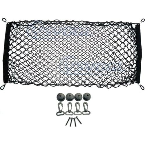 For Skoda Octavia A5 A7 Kodiaq Rapid Fabia Superb Yeti Auto Car Trunk Luggage Storage Cargo Organiser Nylon Elastic Mesh Net