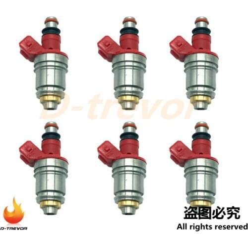 6pcs OEM Fuel Injectors Nozzle 16600-86G00 16600-86G10 Fit For Nissan D21 Pickup 2.4L 16600-86G01