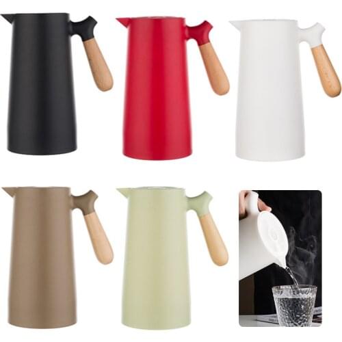 1L Insulation Kettle Hot Water Bottle With Handle Nordic Style Large Capacity Thermos Removable Teapot Household Coffee Pot