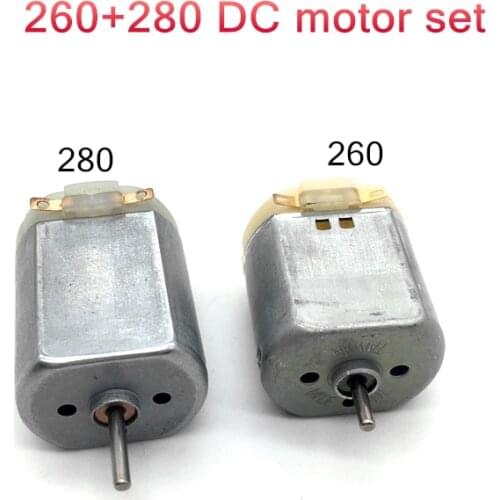 Each 1pcs 260 280 Mini DC motor 3V 6V 12V Squaremotor Robot Camera toys small dc motor