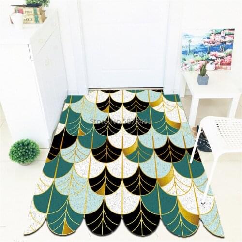 Odorless PVC Wire loop mat Washable non-slip mats rubbing dirt Entrance carpet DIY customize bathroom door mat soft plastic rug