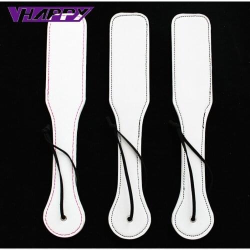 Leather Spanking Paddle Flirt Clap Male Female Sex Toys For Women Men Adult Couples Slave Game VP-PE005008A