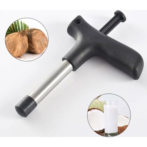 Coconut Opener Tool Coco Water Punch Tap Drill Straw Open Hole Cut Gift Fruit Openers Tools Kitchen Gadgets