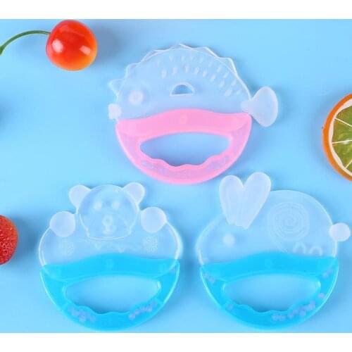 Newborn Baby Teether Silicone Teeth Training Tool Kids Dental Oral Care Tool Infant Teething Chew Molar Toy Baby Pacifier Care