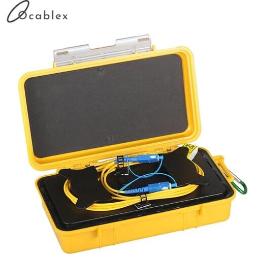 SC/UPC-SC/UPC Singlemode Fiber Optical OTDR Dead Zone Eliminator, Fiber Optic OTDR Launch Cable Box for 1km Free Shipping