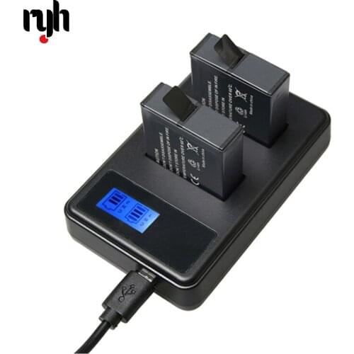GloryStar Charger AHDBT-501 USB Cable AHDBT501 AHDBT 501 LCD Display Capacity for Go Pro HERO 5 6 Black Accessories