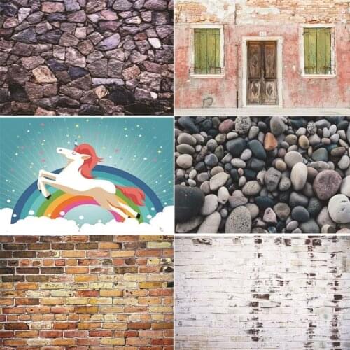 Vinyl Custom Photography Backdrops Prop outdoor+Brick wall Photography Background NY2FD-16