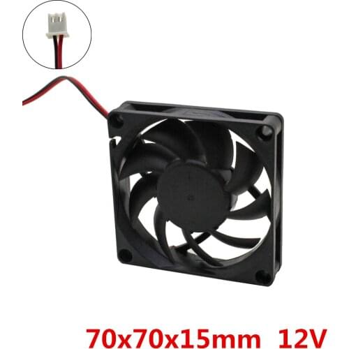 10pcs/lot GDSTIME 70x70x15mm 7015 DC 12V Brushless Fans cooling cooler radiator