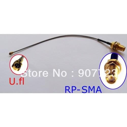 10pcs Mini PCI U.FL To RP-SMA Antenna WiFi Pigtail Cable IPX To RP-SMA