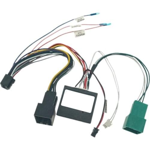 Car Audio 16PIN Power Cord Adapter Audio Power Wiring Harness Canbus Box for Chevrolet Volando 2018