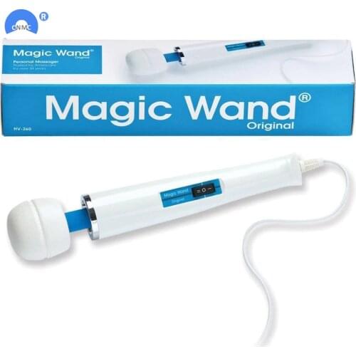 2020 New 30 Speeds Hot Magic Wand Massager AV Vibrator Personal Full Body Electric Vibrating Massager HV260R 110-250V 32*6CM