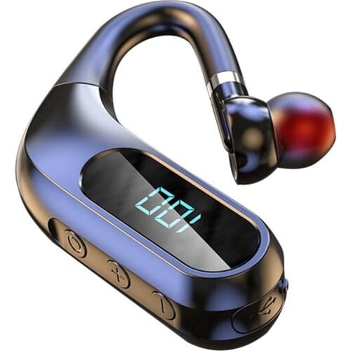 Bluetooth Headset Single Inear Earbuds 180° Rotating Earpiece Long-standby Business Sports Earphone Wireless Headphone For Phone